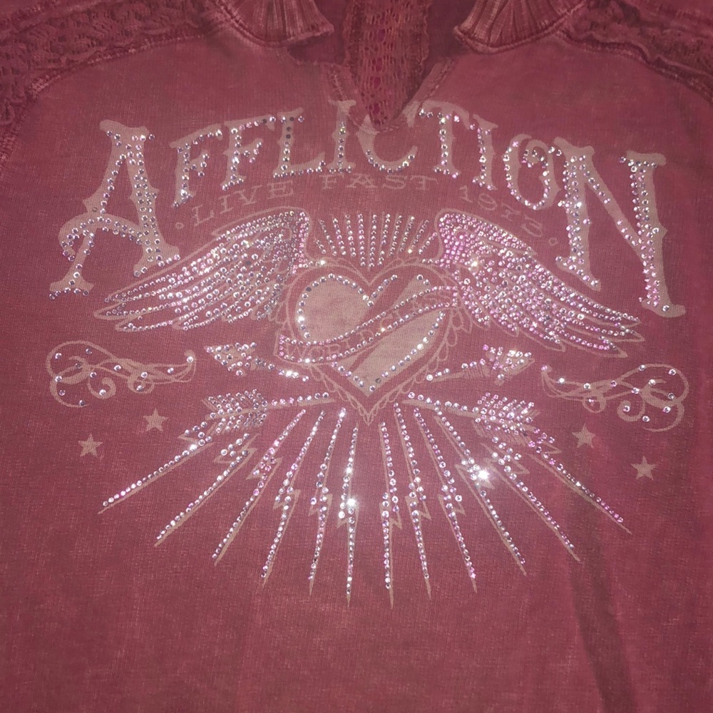 Affliction sweater shirt
